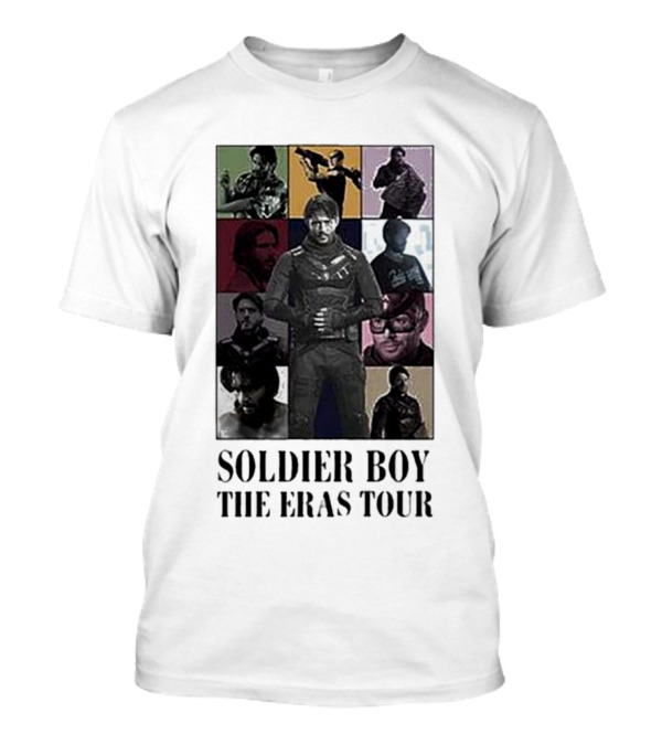 Soldier Boy The Eras Tour Multicolor Collage T-Shirt