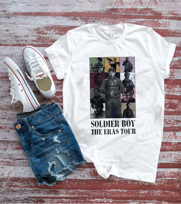 Soldier Boy The Eras Tour Multicolor Collage T-Shirt