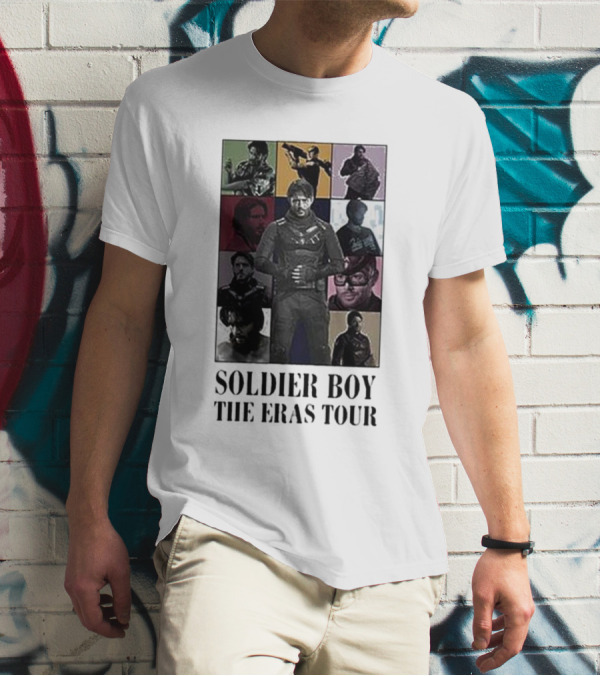 Soldier Boy The Eras Tour Multicolor Collage T-Shirt
