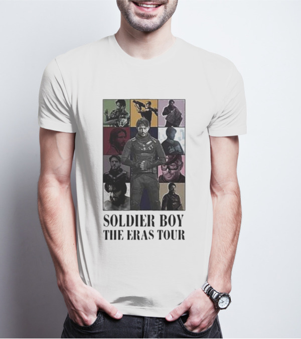 Soldier Boy The Eras Tour Multicolor Collage T-Shirt