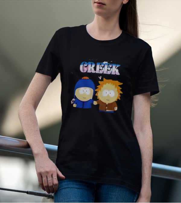 Tweek And Craig Creek Cartoon Hearts T-Shirt