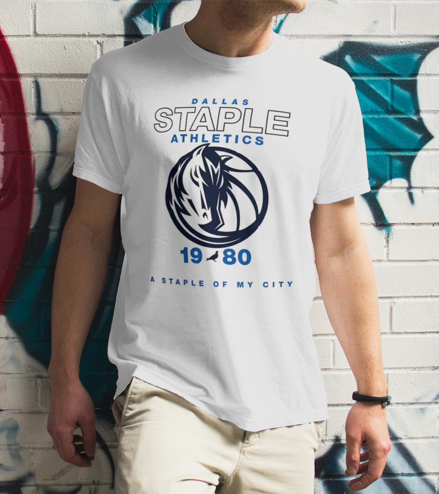 DALLAS STAPLE ATHLETICS 1980 A STAPLE OF MY CITY T-Shirt