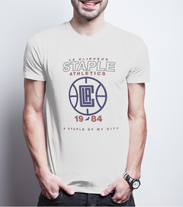 LA Clippers Staple Athletics 1984 A Staple Of My City T-Shirt