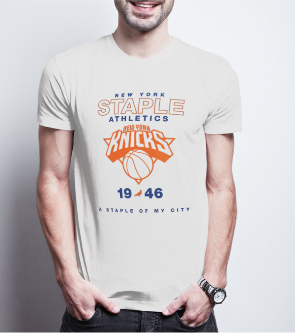 New York Knicks Staple Athletics 1946 A Staple Of My City T-Shirt