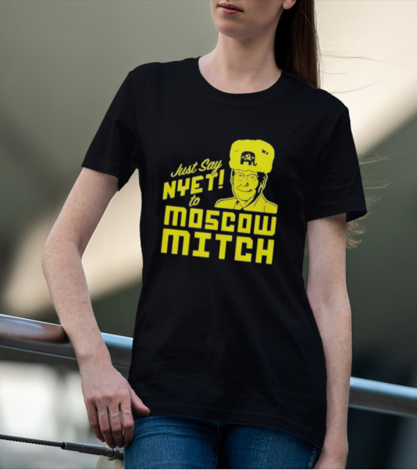 Just Say Nyet To Moscow Mitch Hammer And Sickle Hat T-Shirt