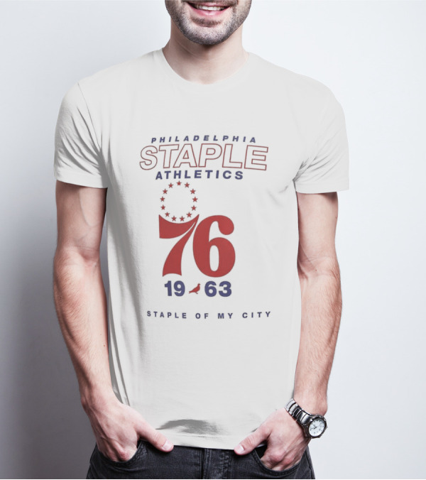 Philadelphia Staple Athletics 76 1963 Staple Of My City T-Shirt