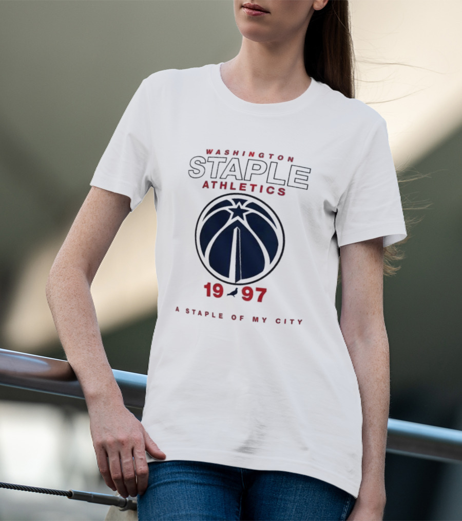 Washington Staple Athletics 1997 A Staple Of My City T-Shirt