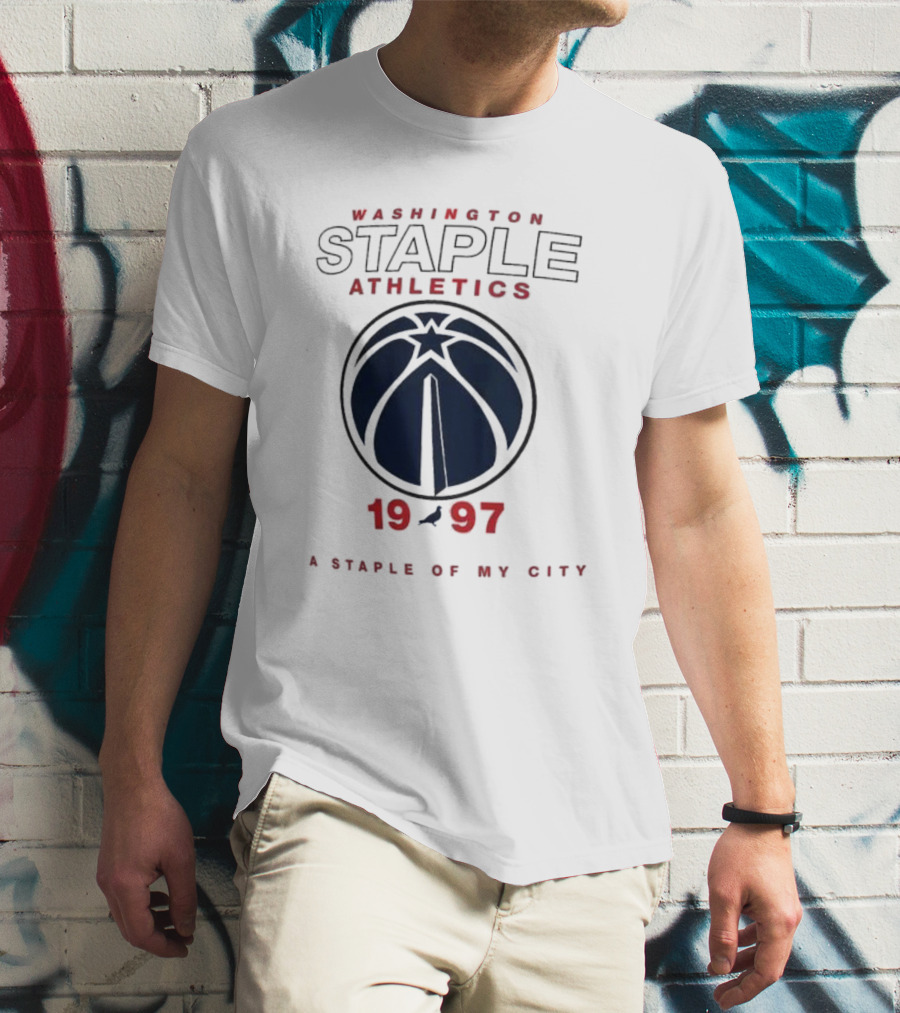 Washington Staple Athletics 1997 A Staple Of My City T-Shirt