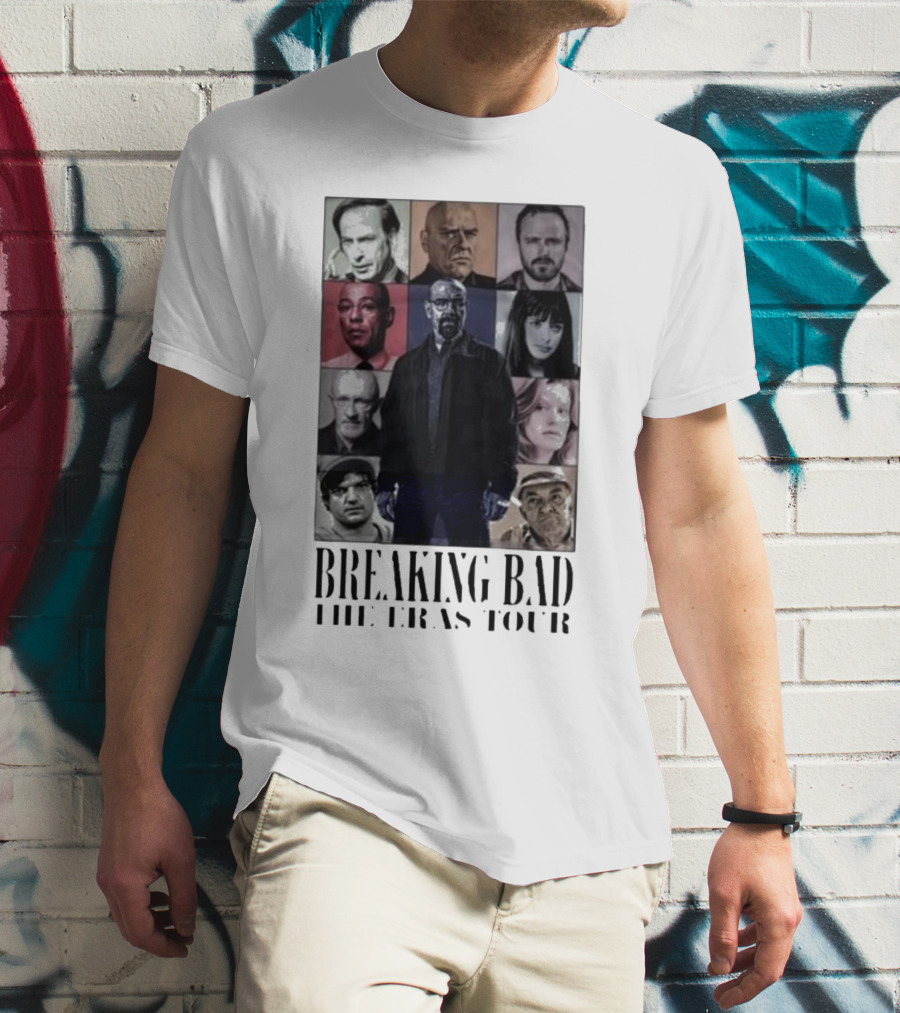 Breaking Bad The Eras Tour Characters Collage T-Shirt