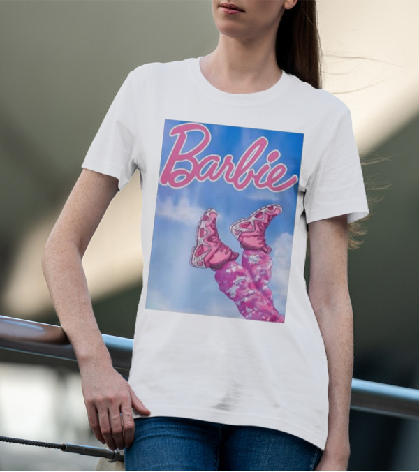 Nafo Trinzu Blgr Lowa Barbie Pink Shoes Sky Background T-Shirt