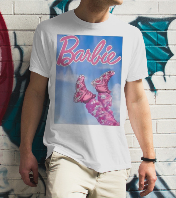 Nafo Trinzu Blgr Lowa Barbie Pink Shoes Sky Background T-Shirt