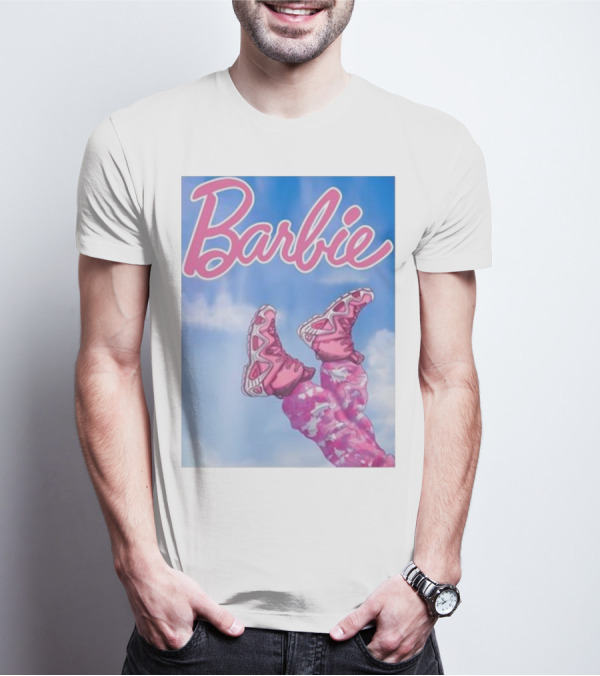 Nafo Trinzu Blgr Lowa Barbie Pink Shoes Sky Background T-Shirt