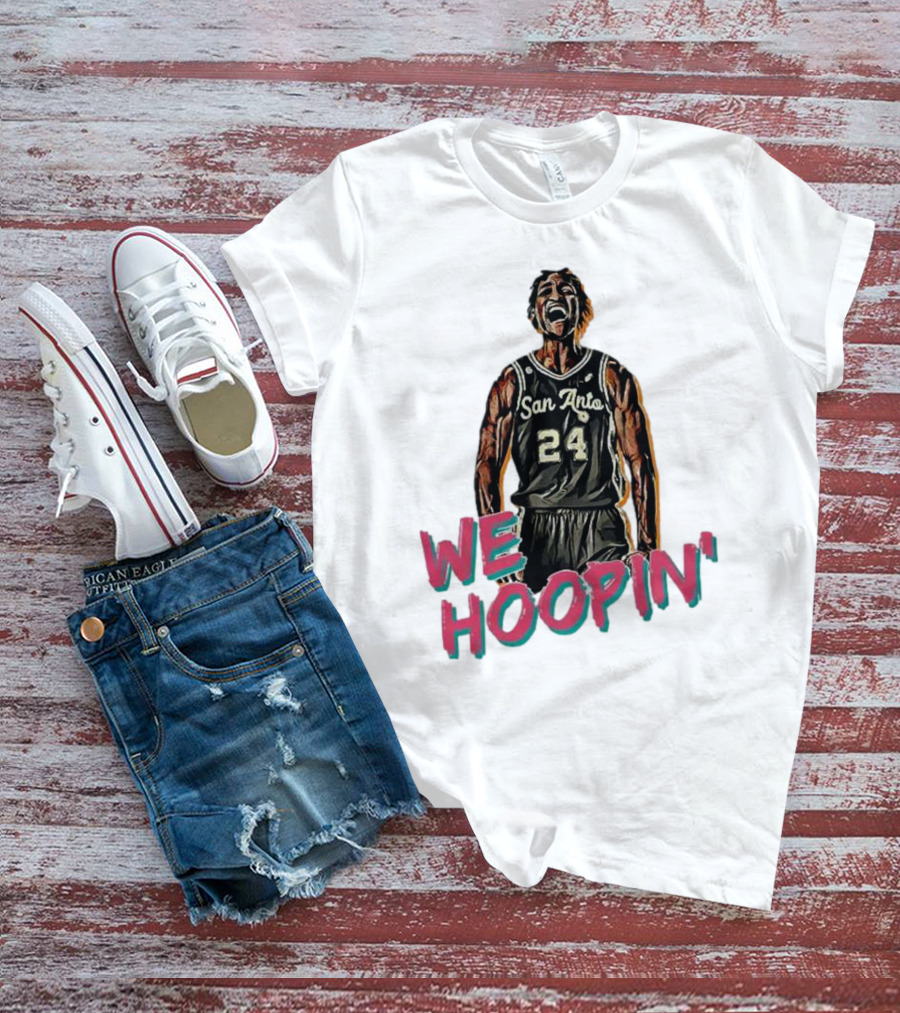 San Anto 24 We Hoopin' Tom Petrini Devo T-Shirt
