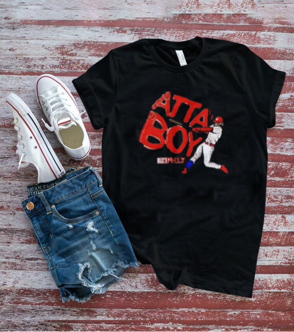 Phlylocker Atta Boy Baseball Phly Red White Player T-Shirt