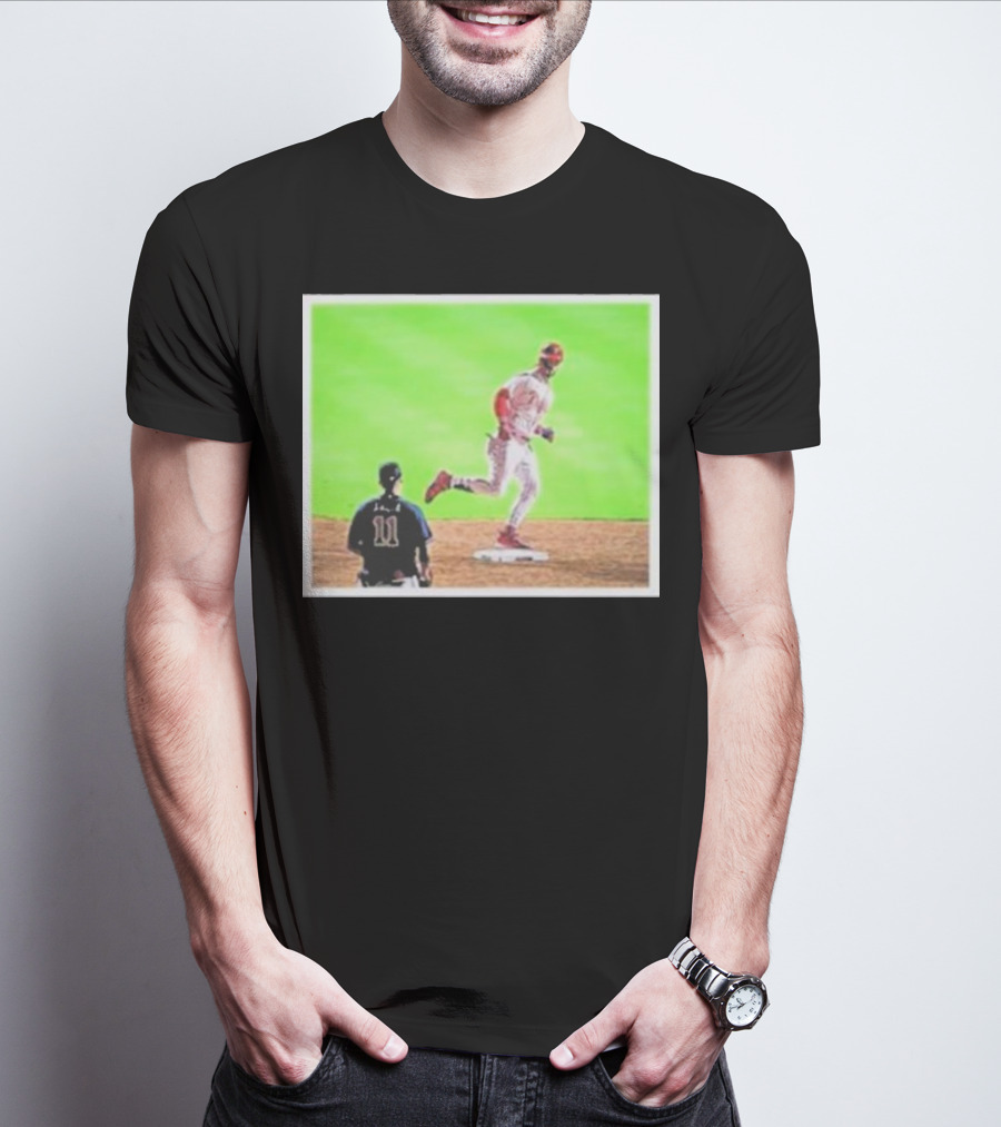 Section 419 Harper Stares Down Arcia Baseball Moment T-Shirt