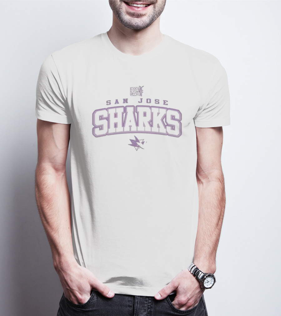 San Jose Sharks Hockey Fights Cancer Levelwear Richmond T-Shirt
