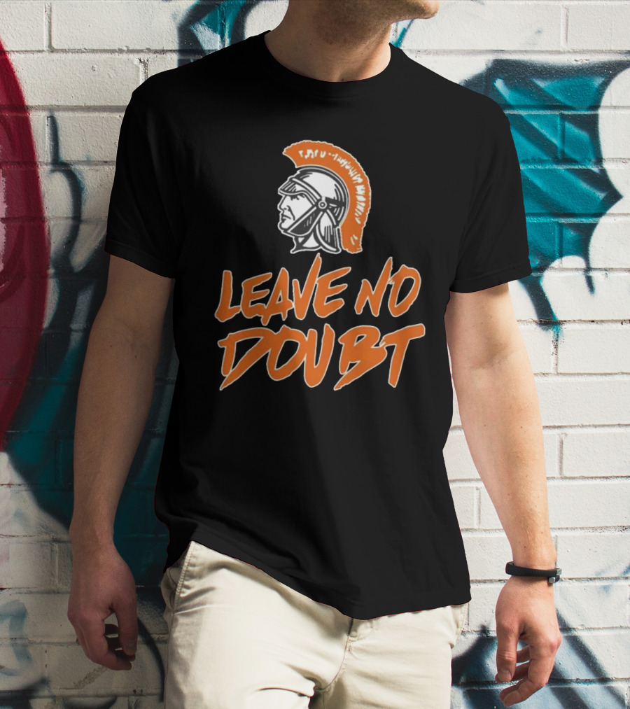 Leave No Doubt Roman Warrior Helmet T-Shirt