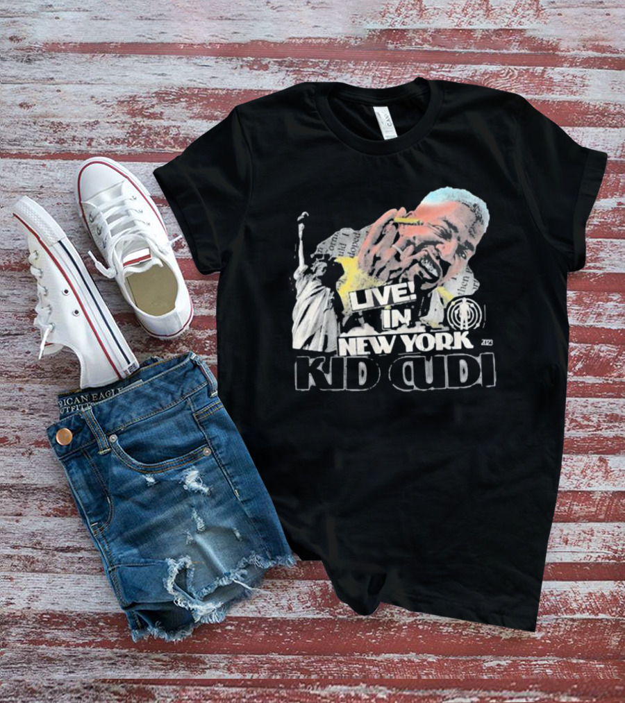 Live In New York Kid Cudi Doron Statue Of Liberty T-Shirt