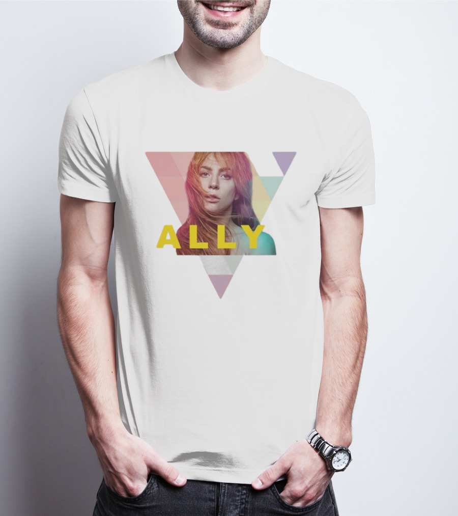 Lady Gaga Ally Pop Merch Triangular T-Shirt