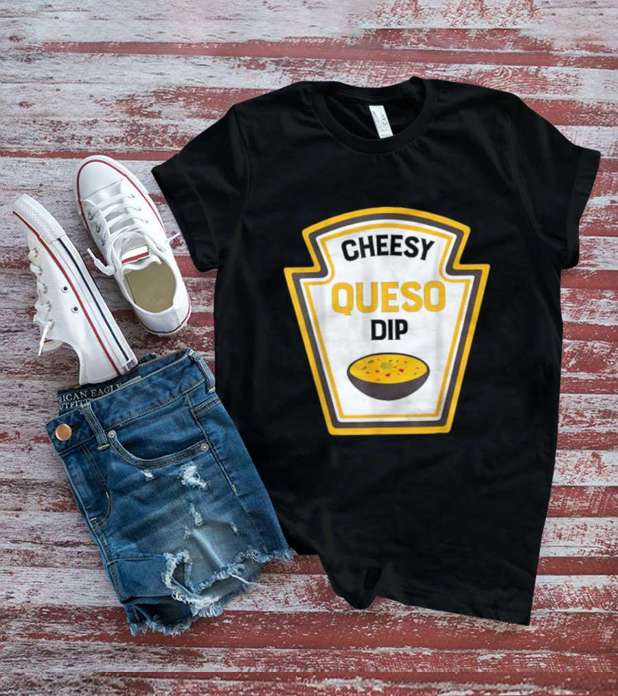 Cheesy Queso Dip Condiments Halloween Costume T-Shirt