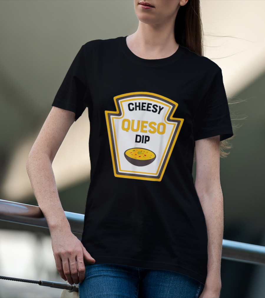 Cheesy Queso Dip Condiments Halloween Costume T-Shirt