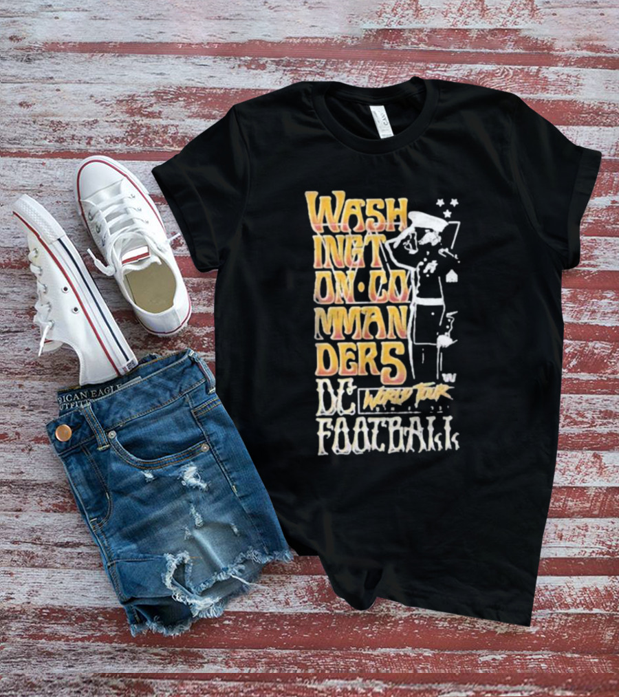Washington Commanders DC World Tour Football T-Shirt