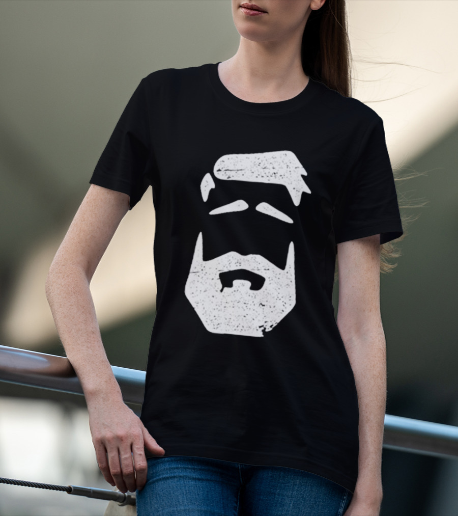 Better Man Beard Textured Face T-Shirt