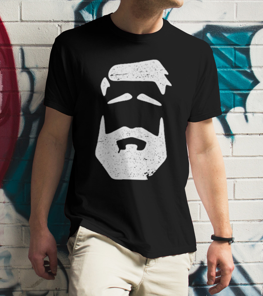 Better Man Beard Textured Face T-Shirt
