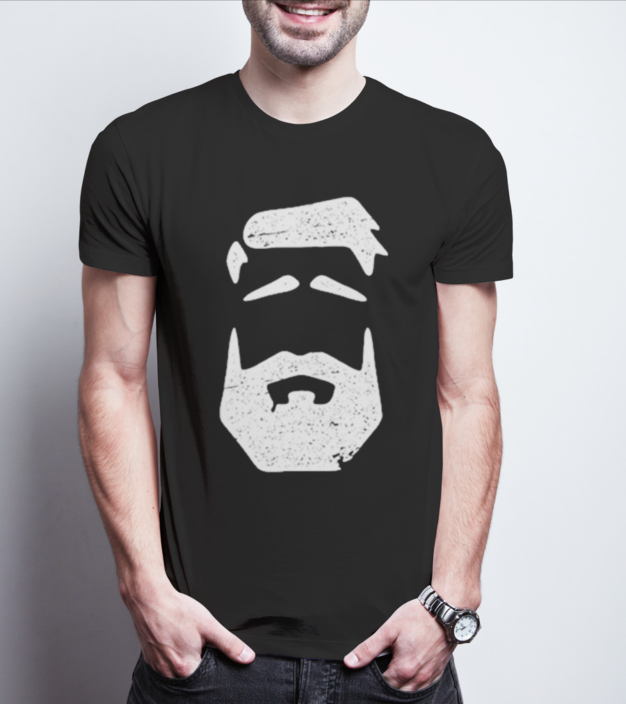 Better Man Beard Textured Face T-Shirt