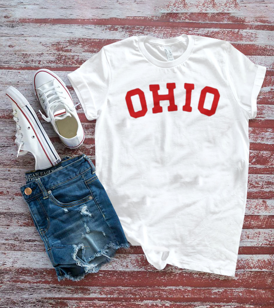 Jesse Owens Block Ohio T-Shirt