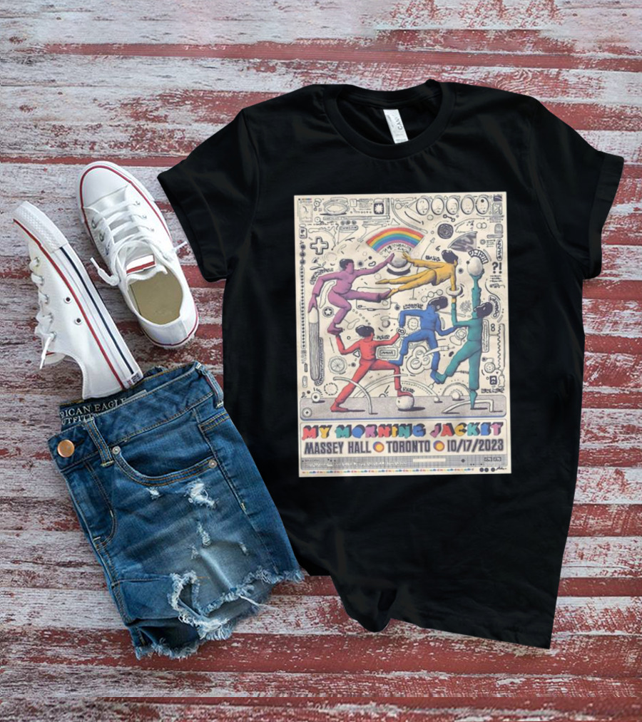My Morning Jacket Tour 10/17/2023 At Massey Hall Toronto Rainbow Dance T-Shirt