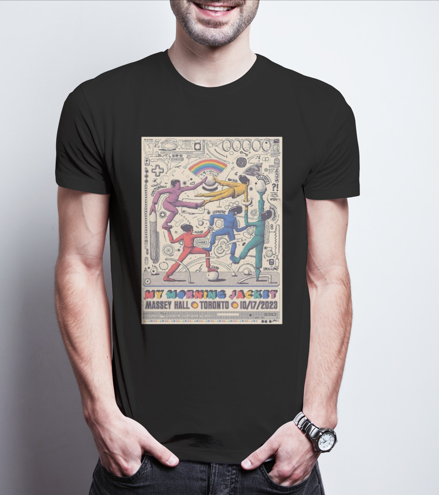 My Morning Jacket Tour 10/17/2023 At Massey Hall Toronto Rainbow Dance T-Shirt