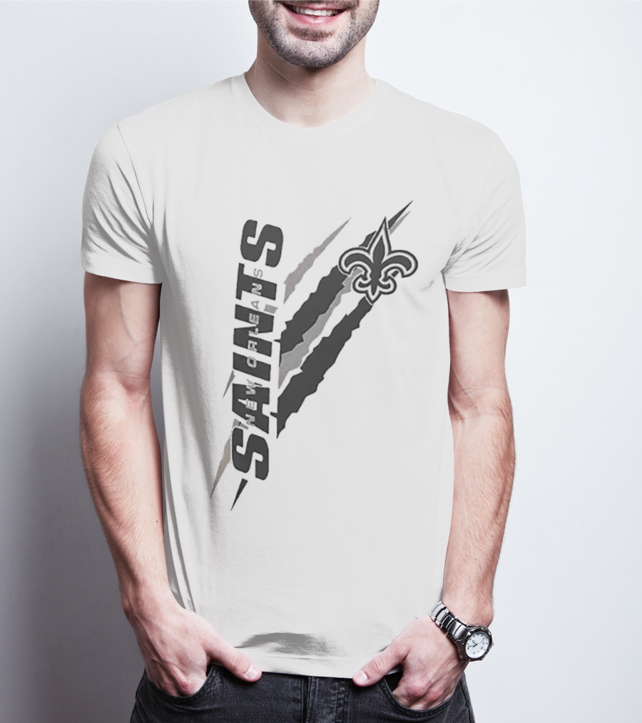 New Orleans Saints Scratch Fleur-de-Lis Starter T-Shirt