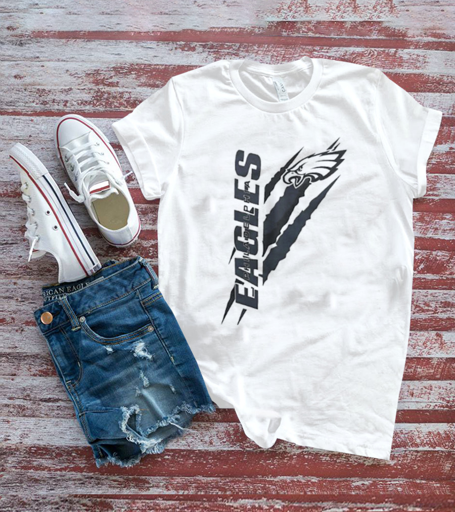 Philadelphia Eagles Claw Mark Logo T-Shirt