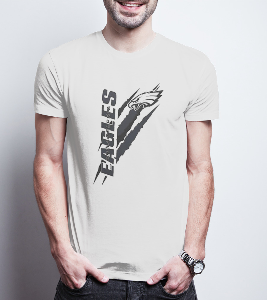 Philadelphia Eagles Claw Mark Logo T-Shirt