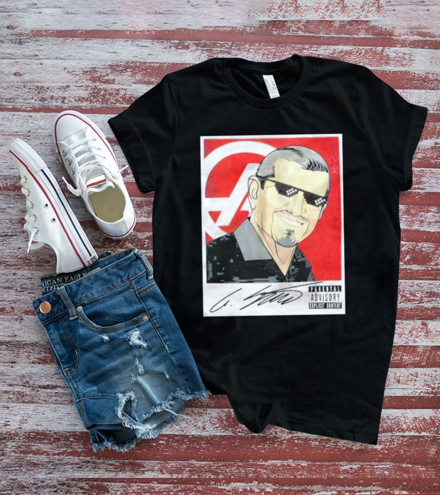 Haas F1 Team Guenther Steiner Parental Advisory Signature T-Shirt