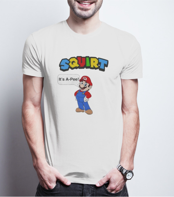 Squirt Mario It's A Pee T-Shirt