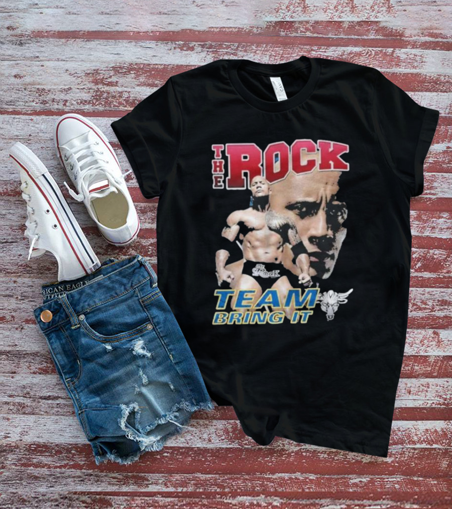 The Rock Team Bring It Bull T-Shirt