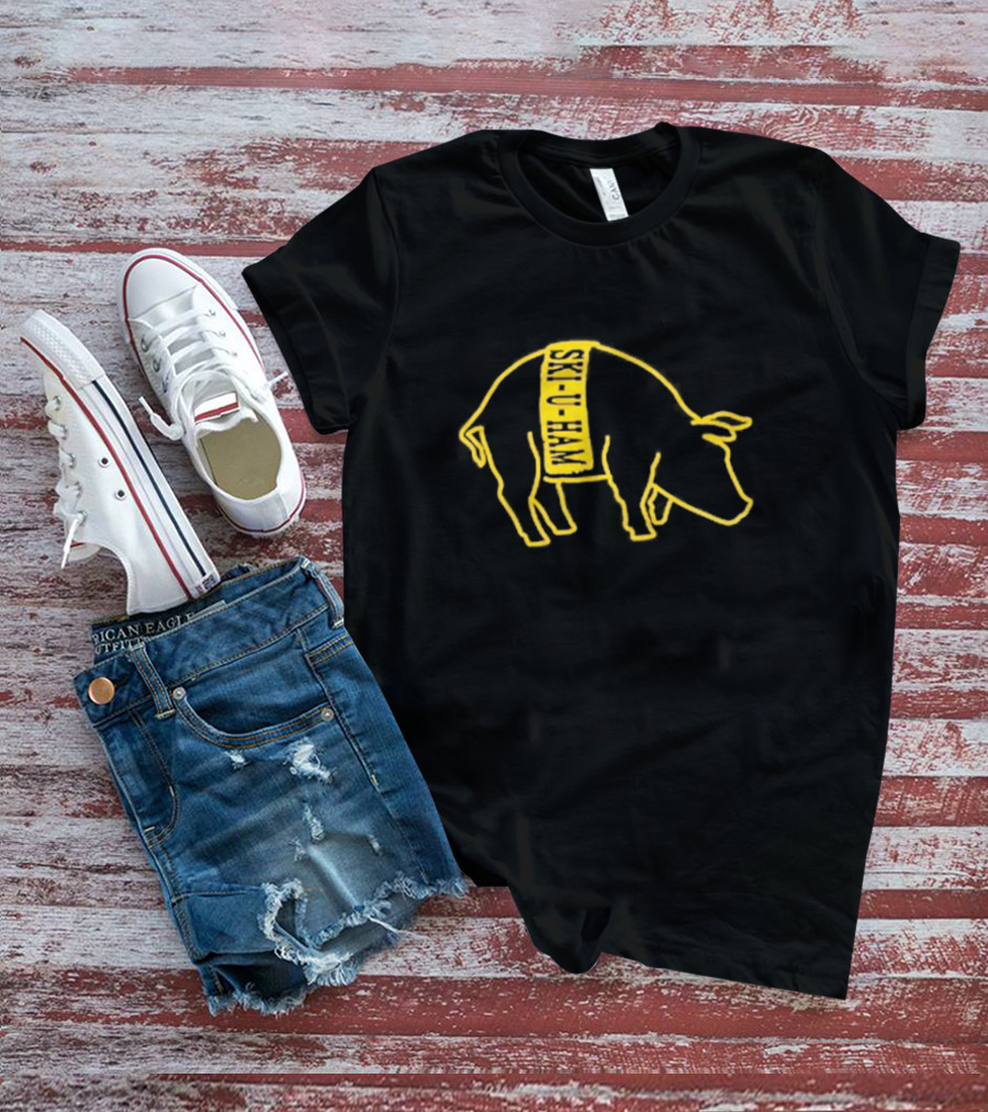 Ski-U-Ham Bacon Is Back Pig Outline T-Shirt