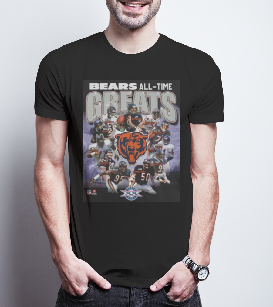 Bears All-Time Greats Super Bowl Legends T-Shirt