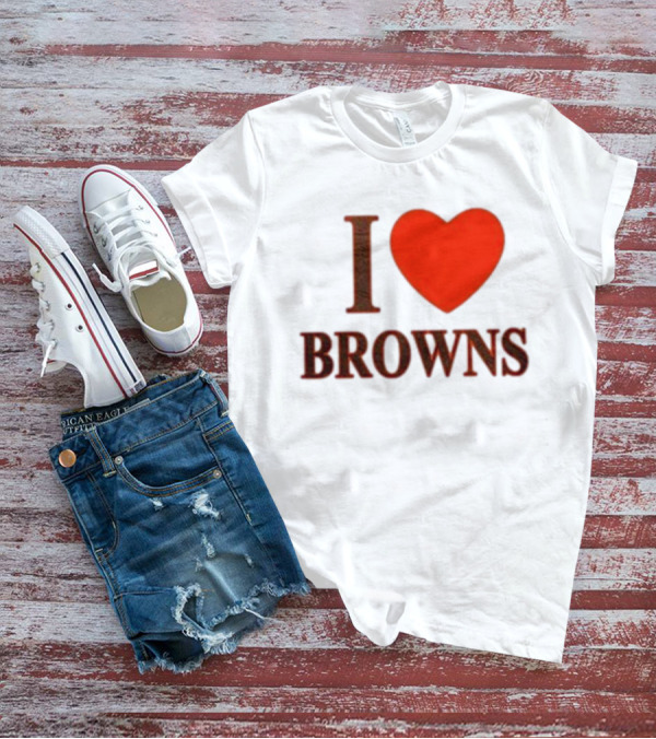 I Heart Browns T-Shirt