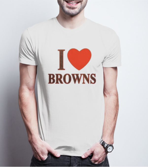 I Heart Browns T-Shirt