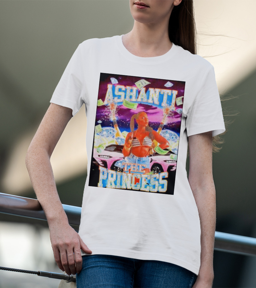 ASHANTI THE PRINCESS MONEY CARS AND SPARKLES T-Shirt
