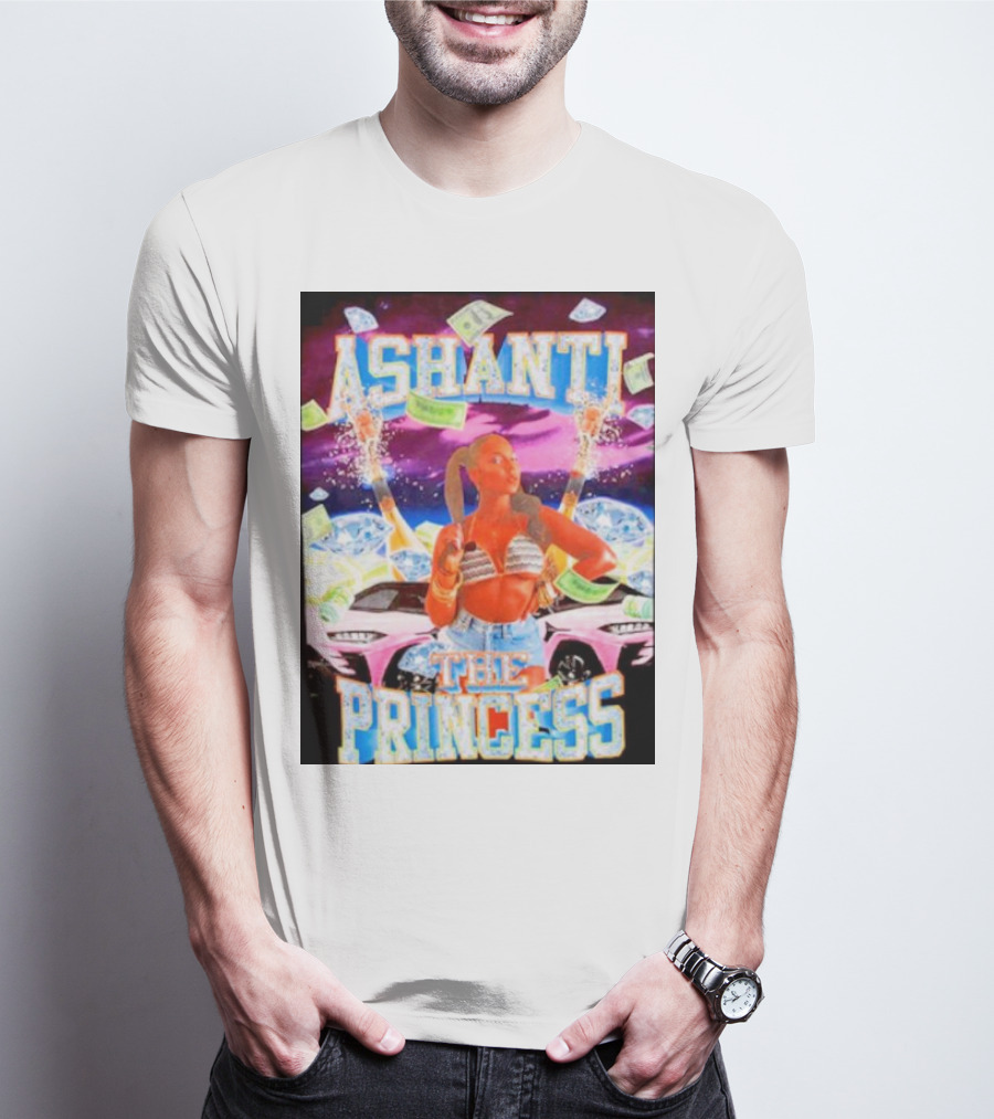 ASHANTI THE PRINCESS MONEY CARS AND SPARKLES T-Shirt
