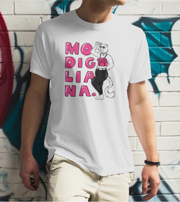 Modigliana Cat Fashion Style T-Shirt