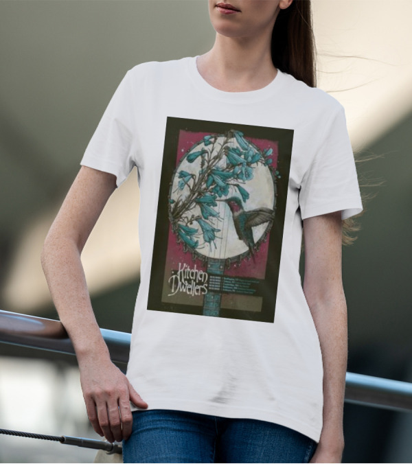 Kitchen Dwellers October 14 Burlington VT Nectar's Banjo Hummingbird T-Shirt