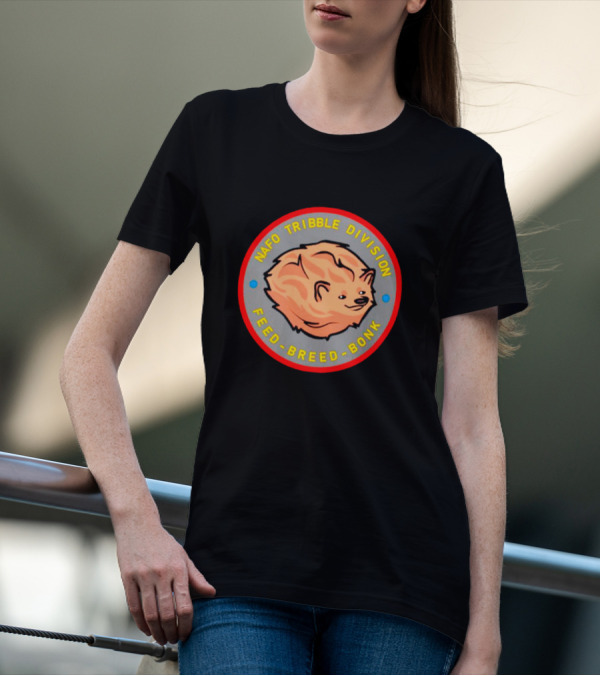 Nafo Tribble Division Feed Breed Bonk Circle Emblem T-Shirt