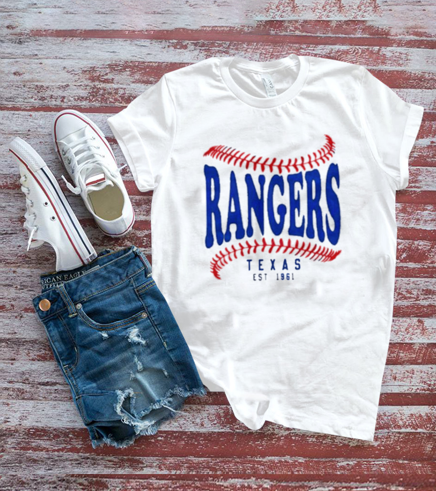 Rangers Texas Baseball Team Est 1961 T-Shirt
