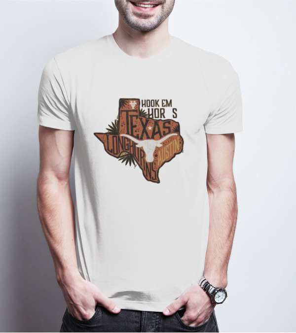 Texas Longhorns Hook 'Em Austin Comfort Wash Local T-Shirt