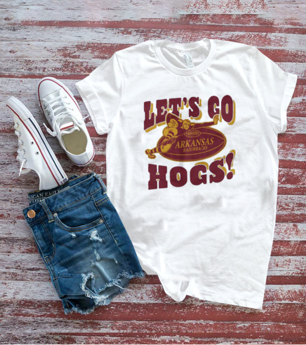 Let's Go Hogs Arkansas Razorbacks Stiff Arm T-Shirt